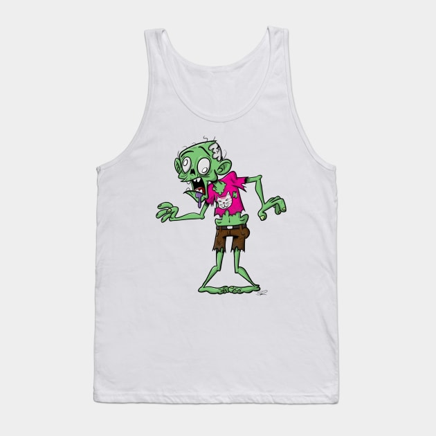 Zombie Tank Top by stuf123